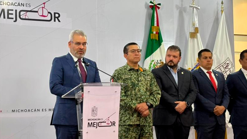 Incremento de mil 300 mdp a seguridad en Michoacán en 2026, compromete Bedolla 