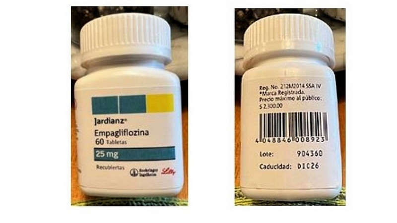 Actualiza COFEPRIS la Alerta Sanitaria por Falsificación de Jardianz 
