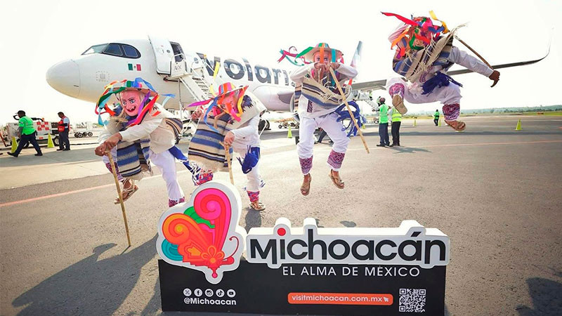 Michoacán registra llegada de 66 mil pasajeros al aeropuerto de Morelia, durante noviembre: Sectur 