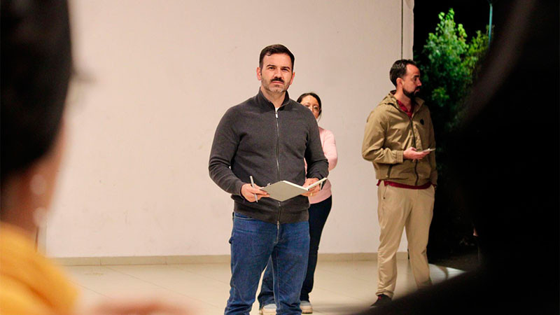 Yankel Benítez realiza gira de servicios y seguridad en Villas del Sur de Morelia, Michoacán 