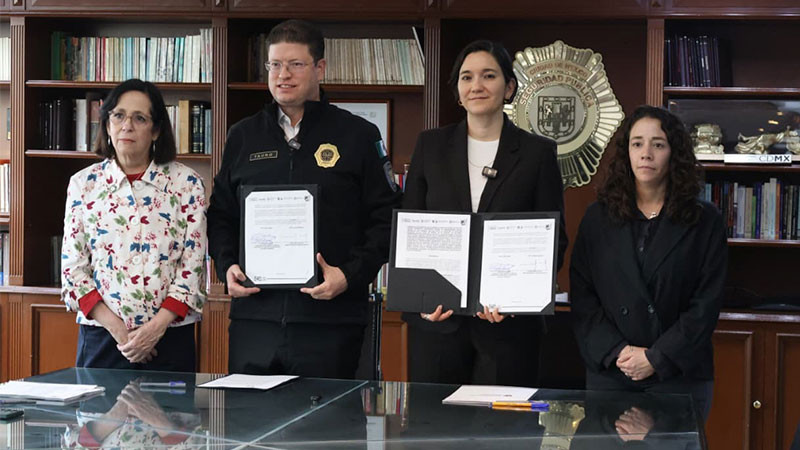 Firman convenio de colaboración la SSPC y la SSC de la CDMX para uso del sistema informático Kárdex 2.0 