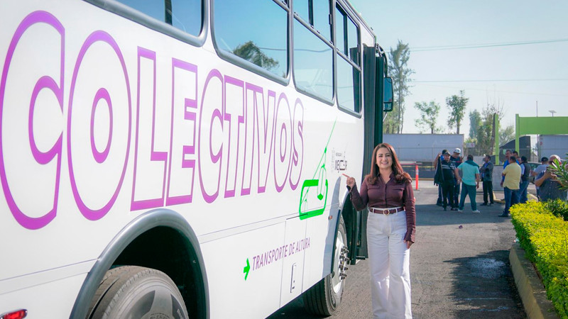 Anuncia Gladyz Butanda renovación de transporte en Morelia 