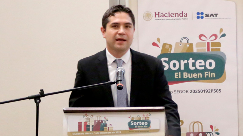 SAT realiza Sorteo El Buen Fin 2025 