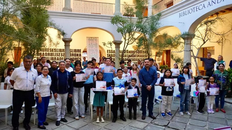 Premia Gobierno de Oaxaca a ganadores del Concurso Nacional de Dibujo y Pintura Infantil y Juvenil 2025 