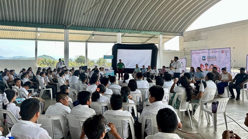 Impulsa SE-Sipinna acciones de prevención de adicciones a la niñez y juventudes de Santiago Jamiltepec 