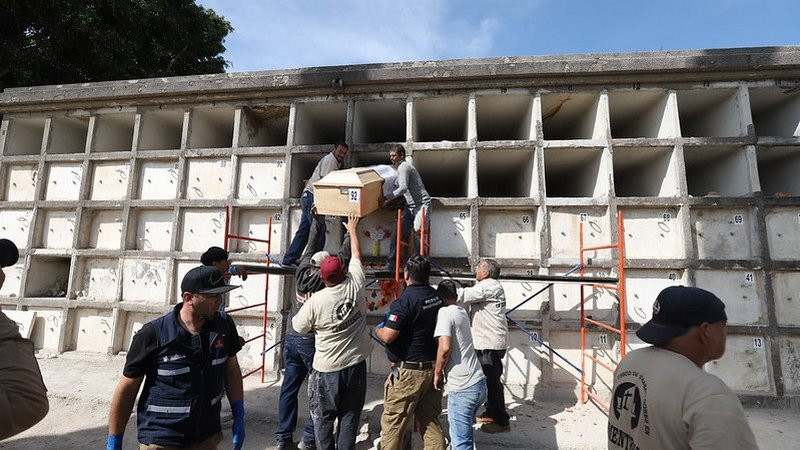 Inhuman en Panteón Guadalajara ocho cuerpos de personas fallecidas sin identificar o sin reclamar 