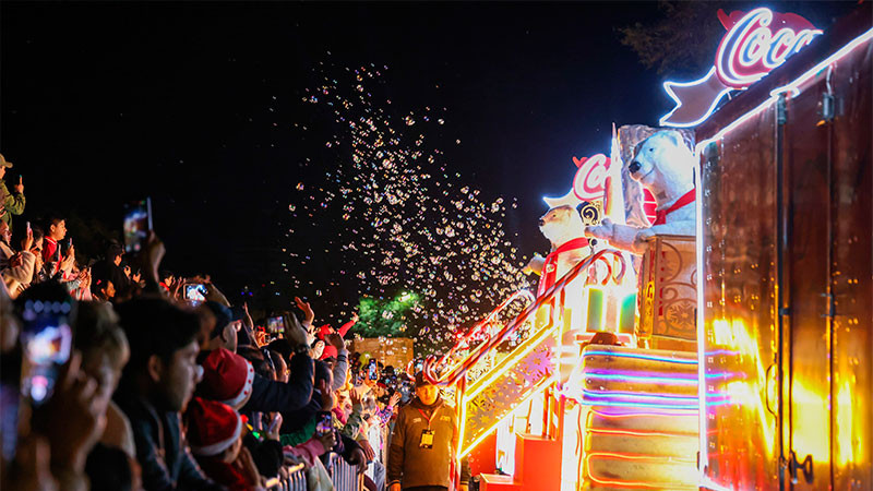 Más de 350 mil personas presenciaron la Caravana Coca-Cola 