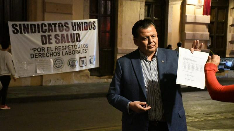 Guillermo Valencia se planta en el Congreso y rechaza sesión alterna por protestas del sector aalud 