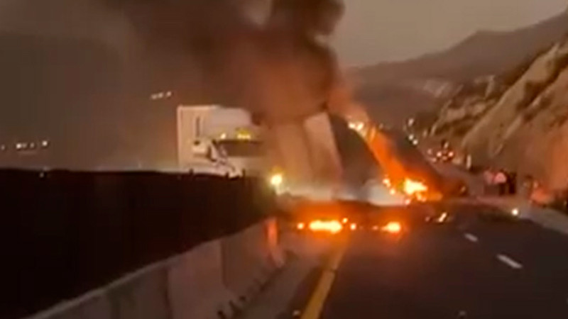 Al menos 3 personas resultaron heridas en accidente vial sobre la Monterrey-Saltillo 