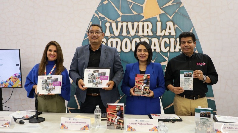 Fondo Editorial del Instituto Electoral de Michoacán presente en la FIL2025 