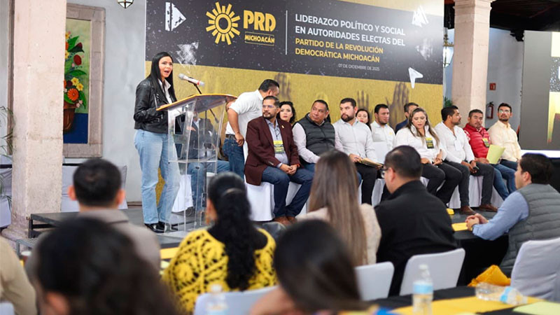 PRD Michoacán consolida liderazgo local con la renovación de sus coordinaciones municipales reconoce Araceli Saucedo Reyes 