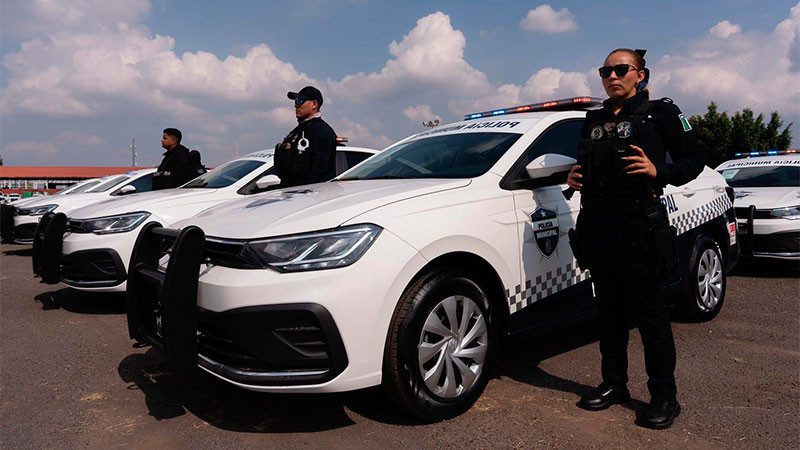 Entrega Bedolla 122 patrullas para reforzar seguridad en municipios de Michoacán 