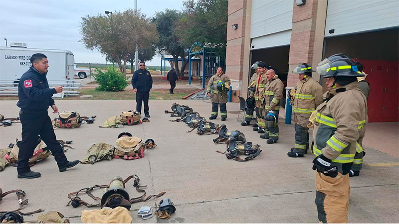 Participa personal de CEPCQ en Primer Entrenamiento Binacional de Bomberos 