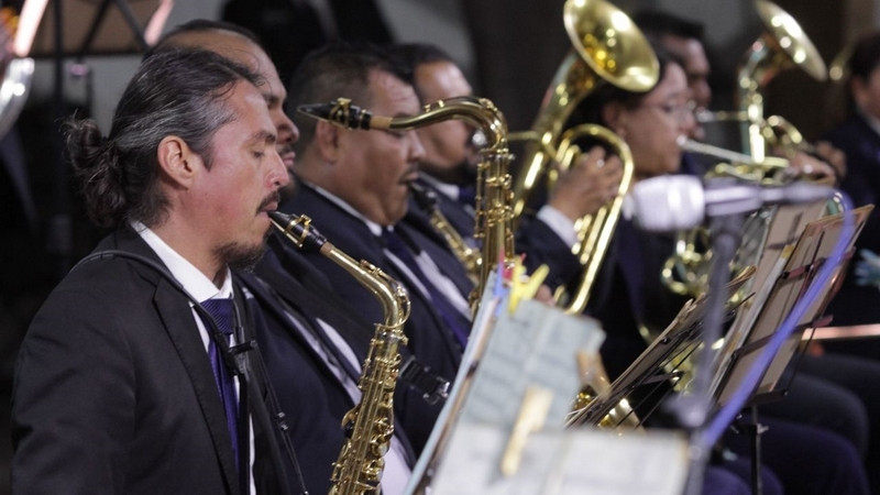 Llega con sus acordes la Banda de Música del Estado de Querétaro a la Sierra Gorda 