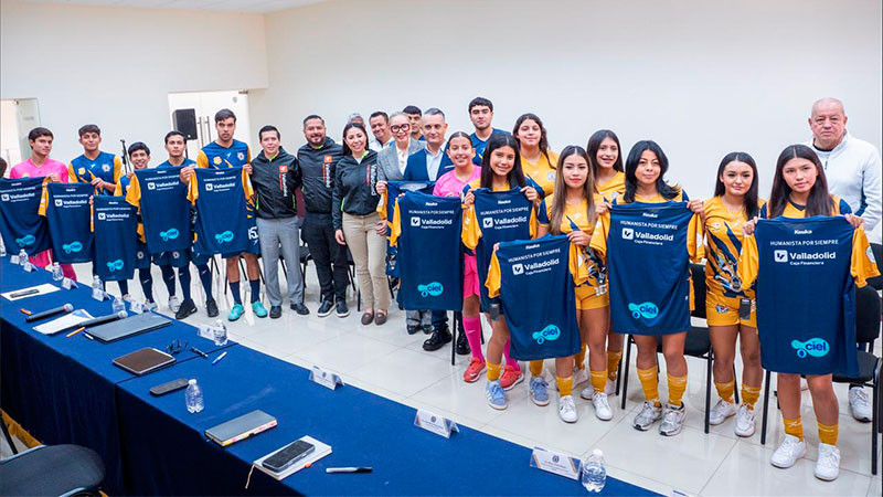 UMSNH y Caja Morelia Valladolid cierran convenio en beneficio del deporte; se destaca compromiso social de ambas instancias 