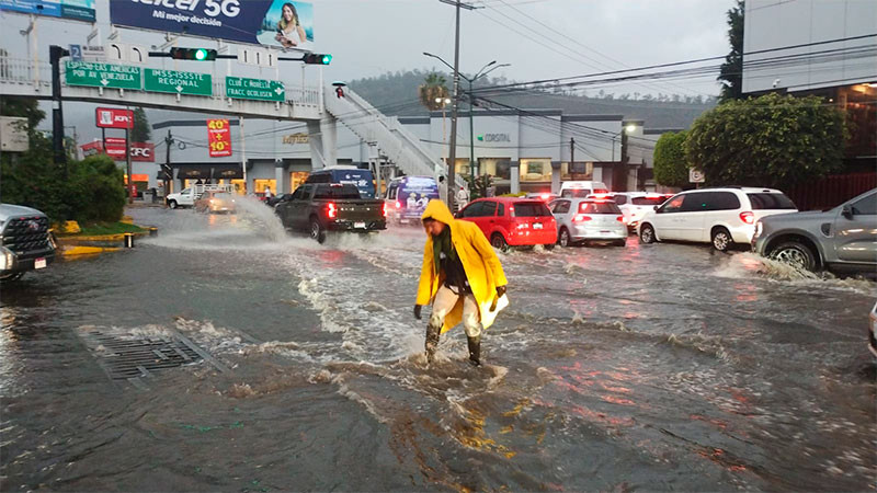   Mantiene Gobierno de Morelia recorrido por lluvias 