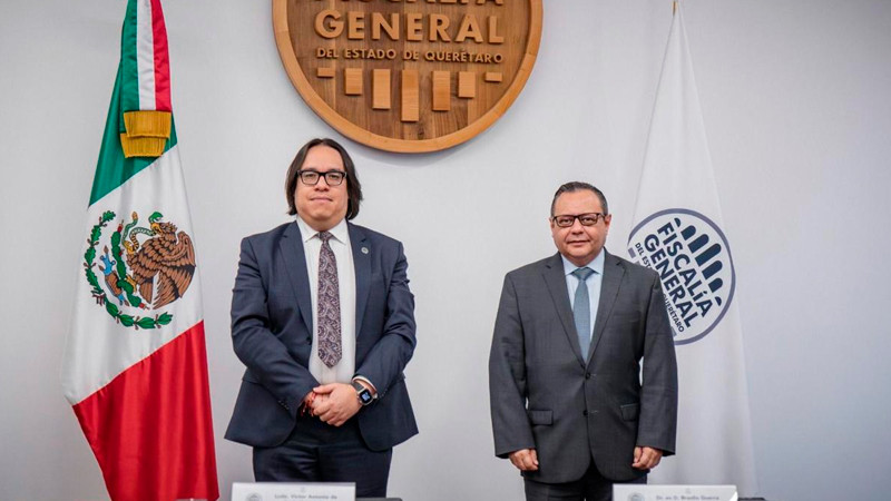 FGE Querétaro y TSJ signan convenio de trabajo, anuncia el fiscal de la entidad 