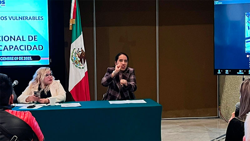 Michoacana Daniela Ayala representa al estado en el Primer Parlamento Nacional de Personas con Discapacidad 