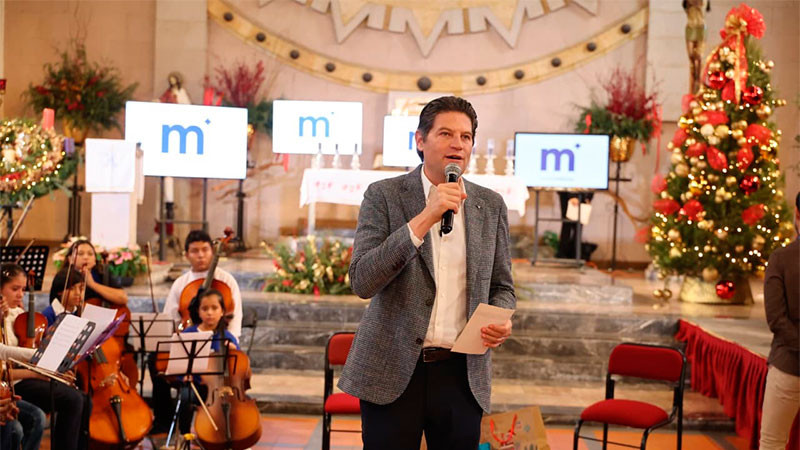  Deleitan Coros y Orquestas Infantiles de Morelia con repertorio navideño 