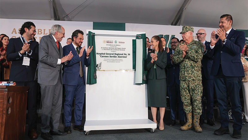 Inaugura Claudia Sheinbaum el nuevo Hospital General Regional No. 36 “Carmen Serdán Alatriste” en Puebla 
