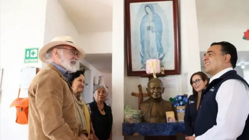 Visita Luis Nava la Casa Hogar Proyecto de Vida I.A.P. 