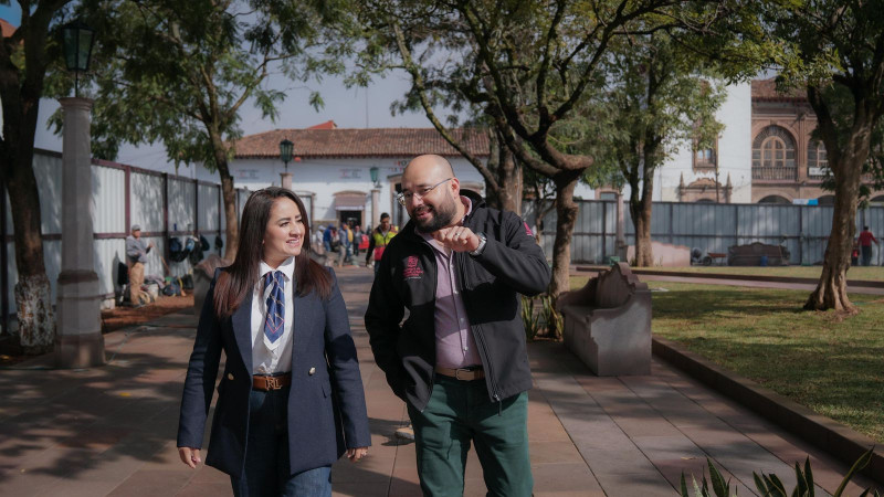 Todo listo para la inauguración de la Plaza Gertrudis Bocanegra en Pátzcuaro: Gladyz Butanda 
