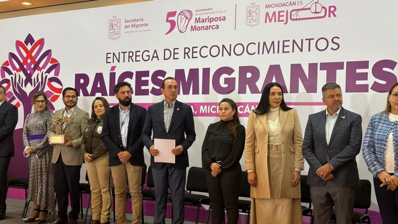 SeMigrante entrega premio “Raíces Migrantes” a 10 activistas michoacanos 