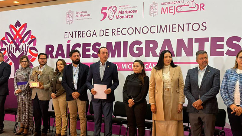 SeMigrante entrega premio “Raíces Migrantes” a 10 activistas michoacanos 