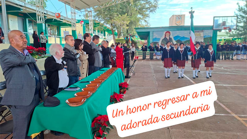 Impulsa Julio César Conejo Alejos la formación cívica con la realización del Concurso de Escoltas de la Zona Escolar 034 