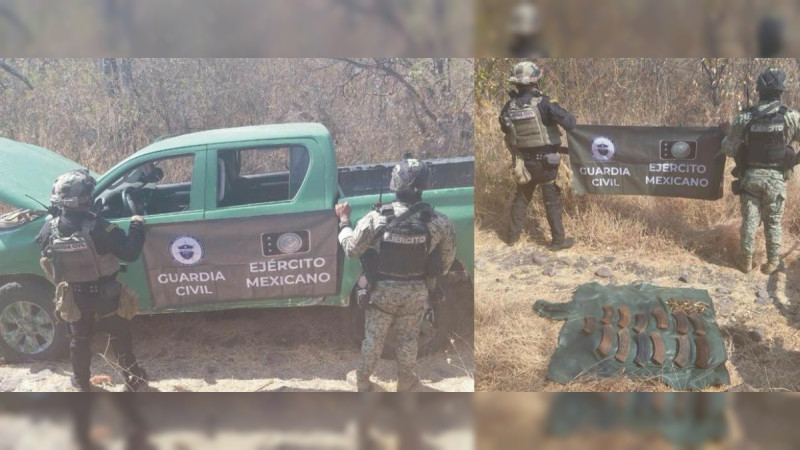 Militares revientan campamento criminal tras enfrentamientos por aire y tierra en Buenavista, Michoacán  