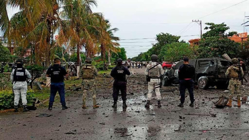 A nombre de máximo líder de Jalisco, grupo armado se deslinda en video de coche bomba en Coahuayana, Michoacán 
