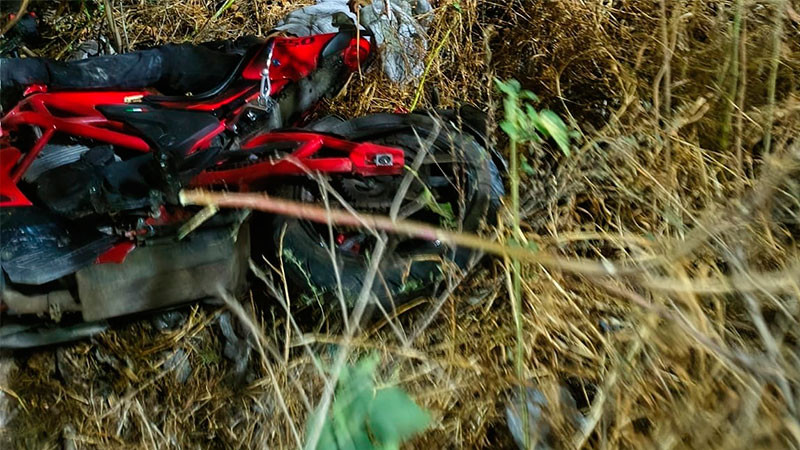 Accidente en motocicleta deja dos hombres sin vida en la comunidad Rincón de Tamayo de Celaya, Guanajuato 