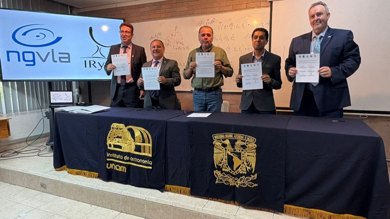 Radioastronomía en la UNAM Morelia lidera acuerdo histórico entre universidades e instituciones mexicanas y Observatorio Nacional de Radio estadounidense 
