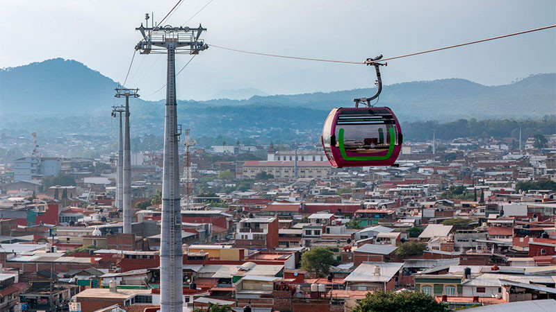  El 15 de enero iniciarán pruebas del teleférico de Uruapan: Gladyz Butanda 