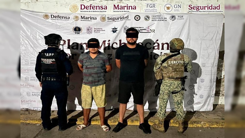 Michoacán bajo fuego: Caen 28 personas con bombas caseras, armas y vehículos en mega operativo federal 