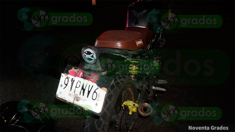 Se accidenta motociclista en Zamora, Michoacán; resultó herido 