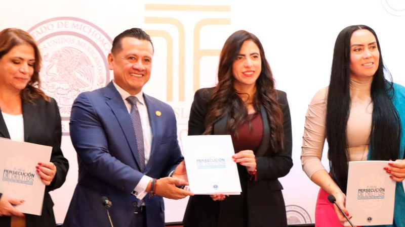 Recibe Congreso del Estado de la FGE el Plan de Persecución del Delito 2025-2034 