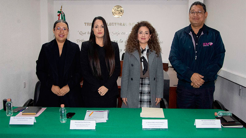 El TEEMICH asume la presidencia del Observatorio de Participación Política de las Mujeres en Michoacán 