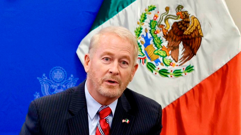 Embajador de EEUU vuelve a resaltar coordinación en seguridad con México 