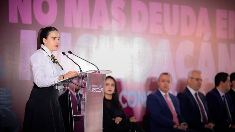 Asumiremos con responsabilidad y altura política el debate sobre iniciativa encaminada a mejorar finanzas de Michoacán: Giulianna Bugarini  