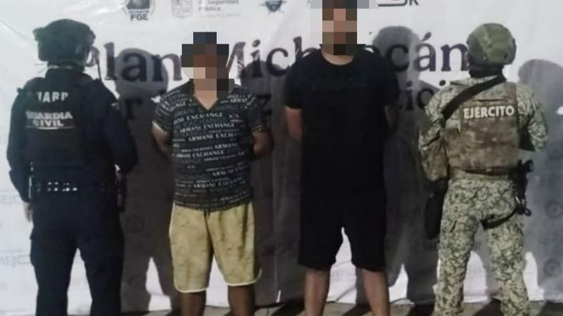 En ocho días aseguran 41 personas, 10 armas y 57 artefactos explosivos, 70 vehículos y casi mil cartuchos útiles: SSP Michoacán 