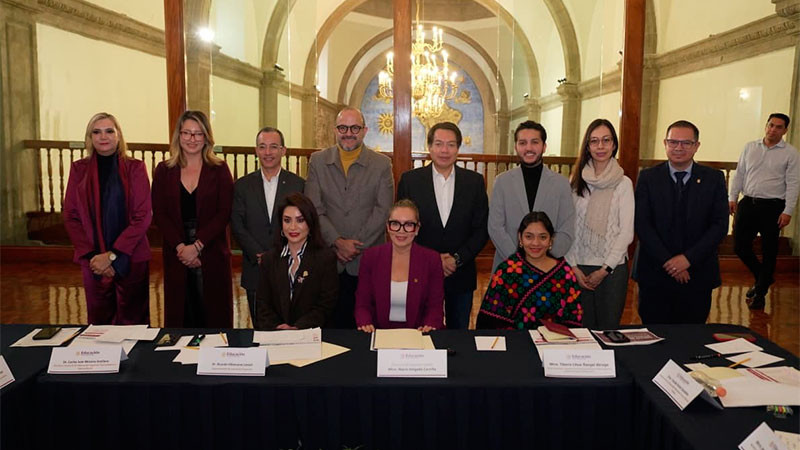 UMSNH se ha sumado contundentemente al Plan Michoacán; Yarabí Ávila presenta acciones inmediatas ante SEP 