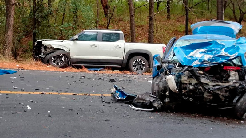 Identifican a mujer muerta en accidente en Zinapécuaro, Michoacán 