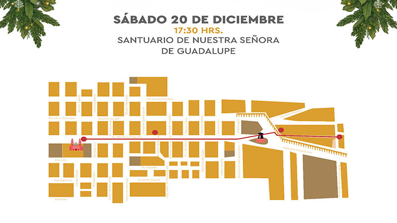 Conoce el recorrido de la Magno Posada “Noche de Paz” en Morelia 