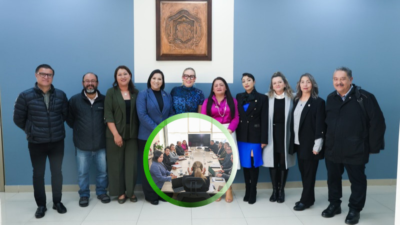  Yarabí Ávila, directoras y directores establecen ruta de trabajo para reforzar el Bachillerato Nicolaita  