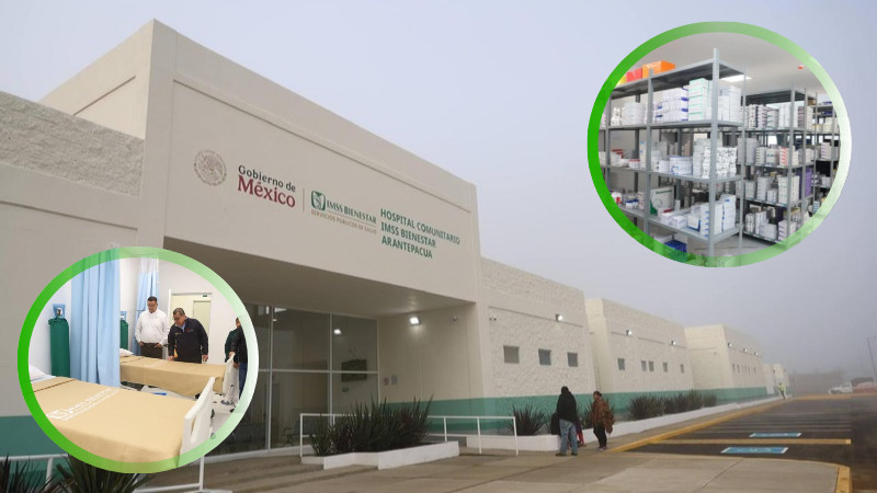  Justicia social para Arantepacua; nuevo hospital comunitario abre servicios de urgencias y consulta externa: Bedolla 