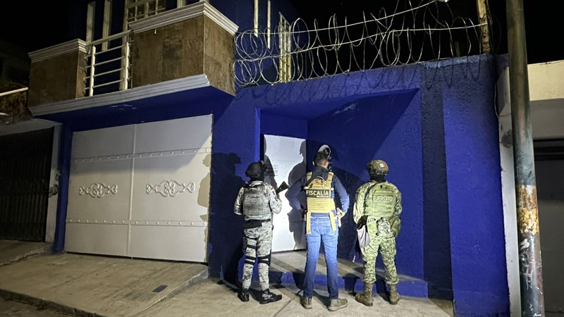  Tras cateo en Morelia, Michoacán aseguran inmueble y sustancias ilícitas  