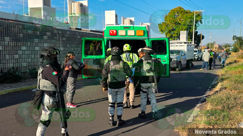 Choque de motocicleta en Zamora, Michoacán deja un herido grave  