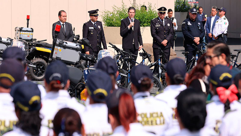 Salario de Policía Morelia registra un incremento acumulado del 36% con Alfonso Martínez 