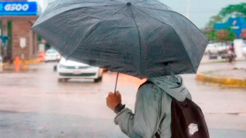 Se esperan lluvias y chubascos en el oriente y sureste del país 